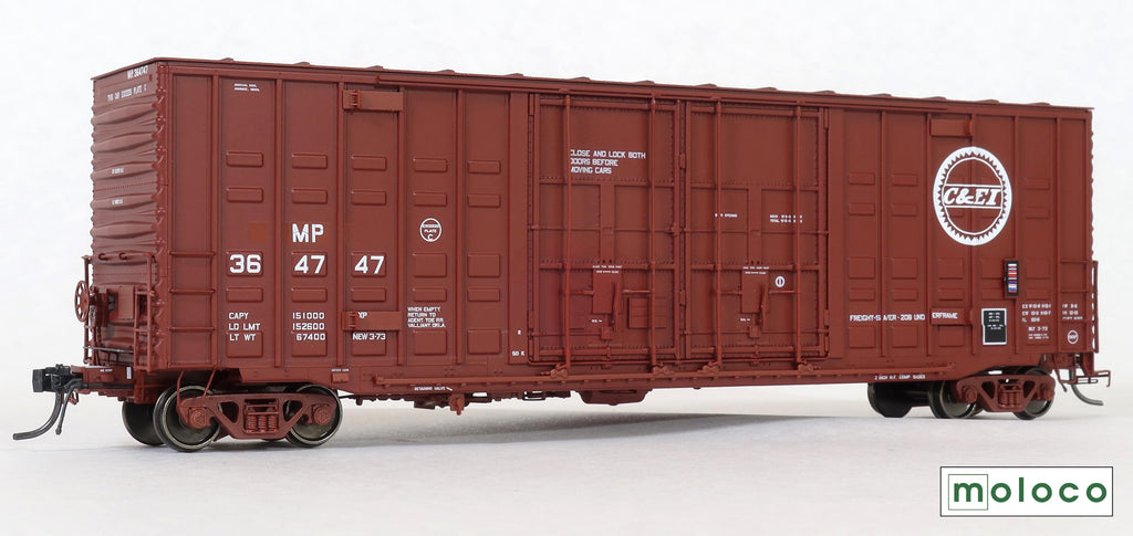MP (C&EI) NEW 3-73, ACF 50' Hi-cube Ext. Post Waffle #364749 - 6001402 : HO