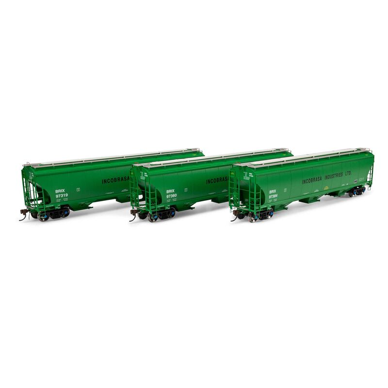 Trinity 5161 3-Bay Covered Hopper, BRIX #97313/97321/97377 (3-Pack) - ATHG1073 : HO