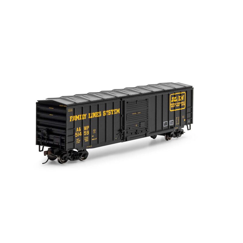 50' ACF Outer Post Box Car, AWP #51459 - ATH-1076 : HO