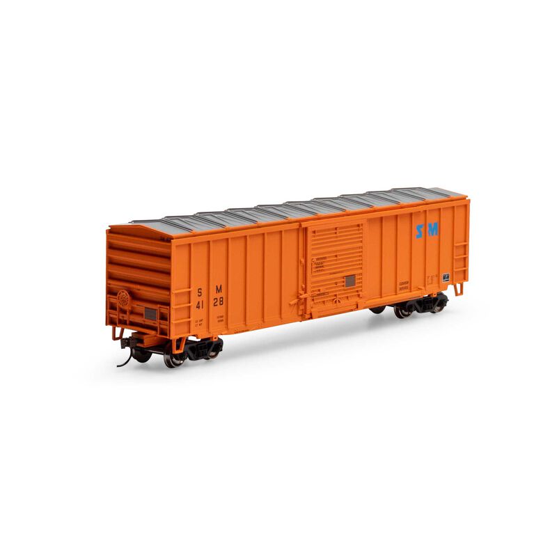 50' ACF Outer Post Box Car, SM #4128 - ATH-1119 : HO