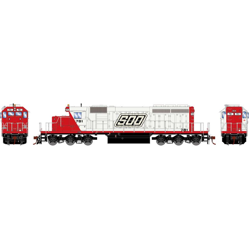 EMD SD40-2 Locomotive, Soo Line, SOO #781 DCC/Sound - ATH1256 : HO