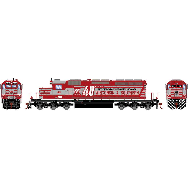 EMD SD40-2 Locomotive - WAMX #4170 w/Sound & DCC - 1267 : HO