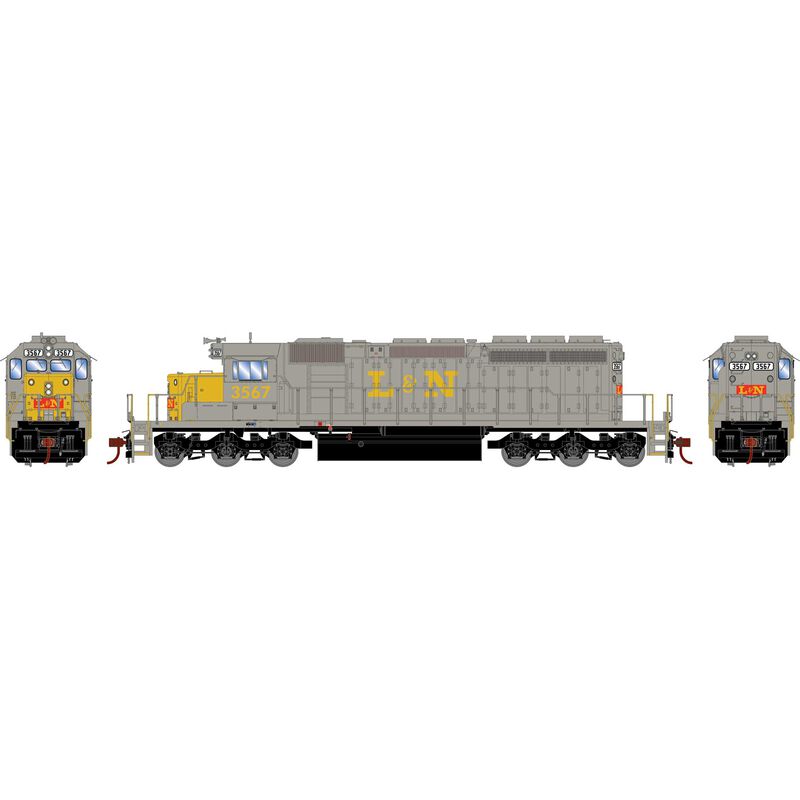 EMD SD40-2 Locomotive, Louisville & Nashville, L&N #3568 DC/DCC Ready - ATH1246 : HO