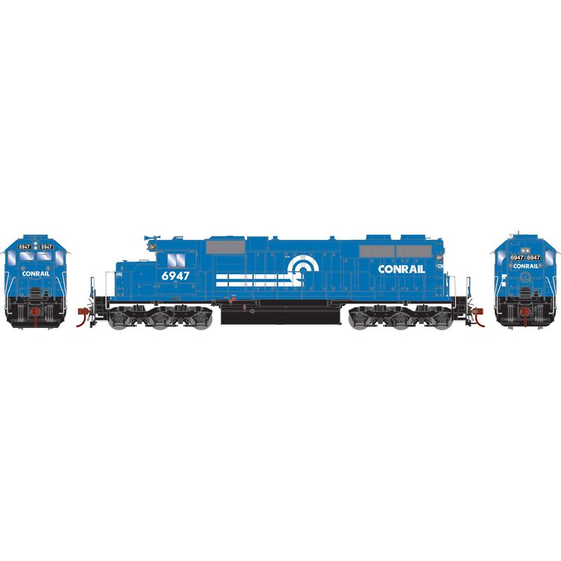 EMD SD38 Locomotive, CR #6947 DC/DCC Ready - ATH-1436 : HO