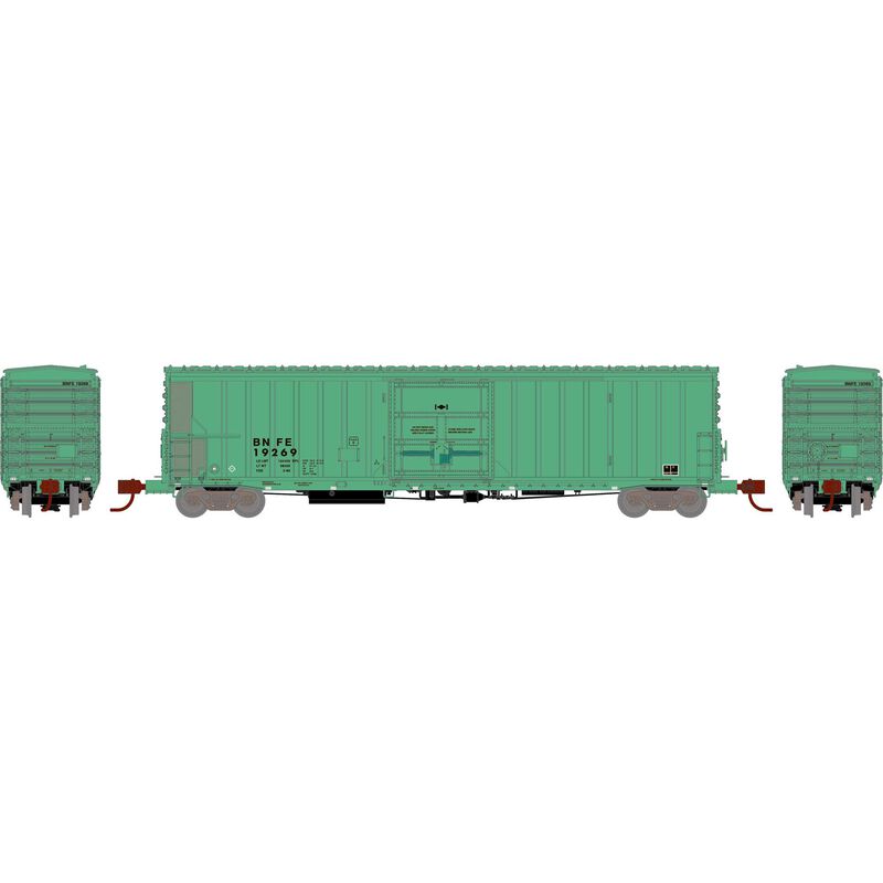 57' FGE Mechanical Reefer, BNFE Primed For Grime 'Faded Green' #19269 - 1466 : N