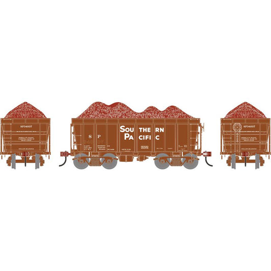 26' PC&F Ore Car Tight-Bottom High Side with Load, SP #34007 - ATH-1695 : HO