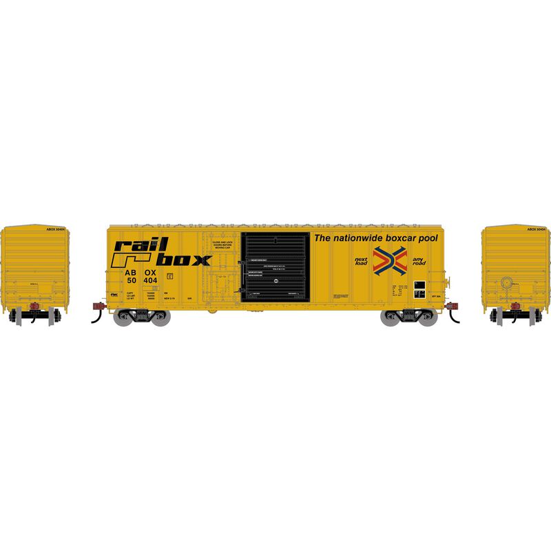 50' FMC 5277 Combo Door Box Car, ABOX 'Early' #50404 - ATH-2123 : HO