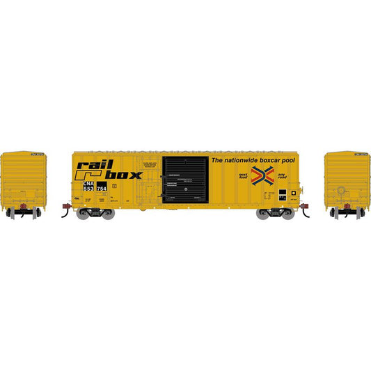 50' FMC 5277 Combo Door Box Car, CNA 'Ex-Railbox' #553762 - ATH-2131 : HO