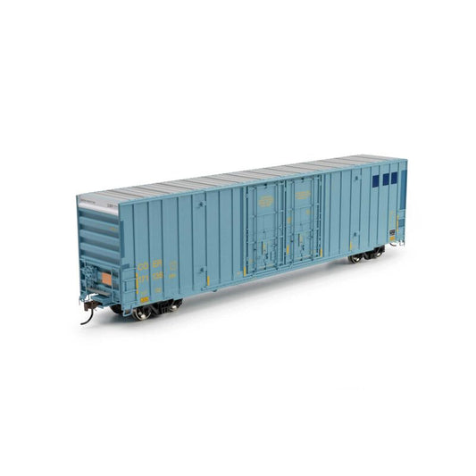 60' Gunderson High Cube Double Door Box Car, Primed For Grime COER #171136 - ATH-2280 : HO
