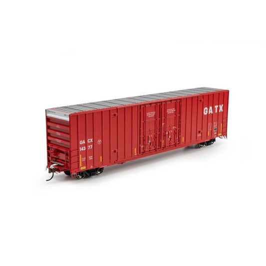 60' Gunderson High Cube Double Door Box Car, GACX #14377 - ATH-2286 : HO
