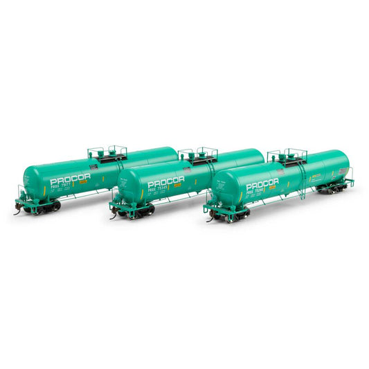 30K Ethanol Tank Car, PROX #75242/75295/75299 3-Pack - ATH-2399 : HO