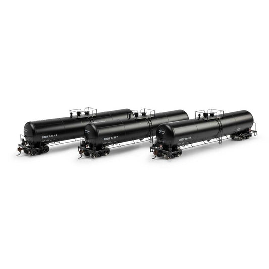 30K Ethanol Tank Car, DODX #14407/14412/14444 3-Pack - ATH-2404 : HO