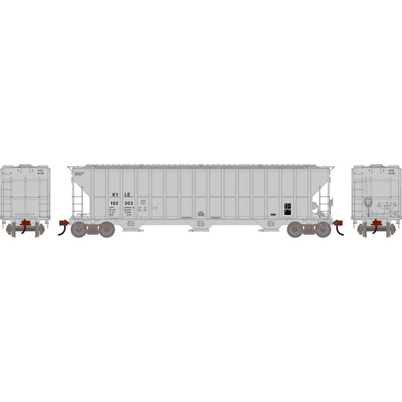 FMC 4700 Covered Hopper, Primed For Grime KYLE #102303 - ATH-2491 : HO