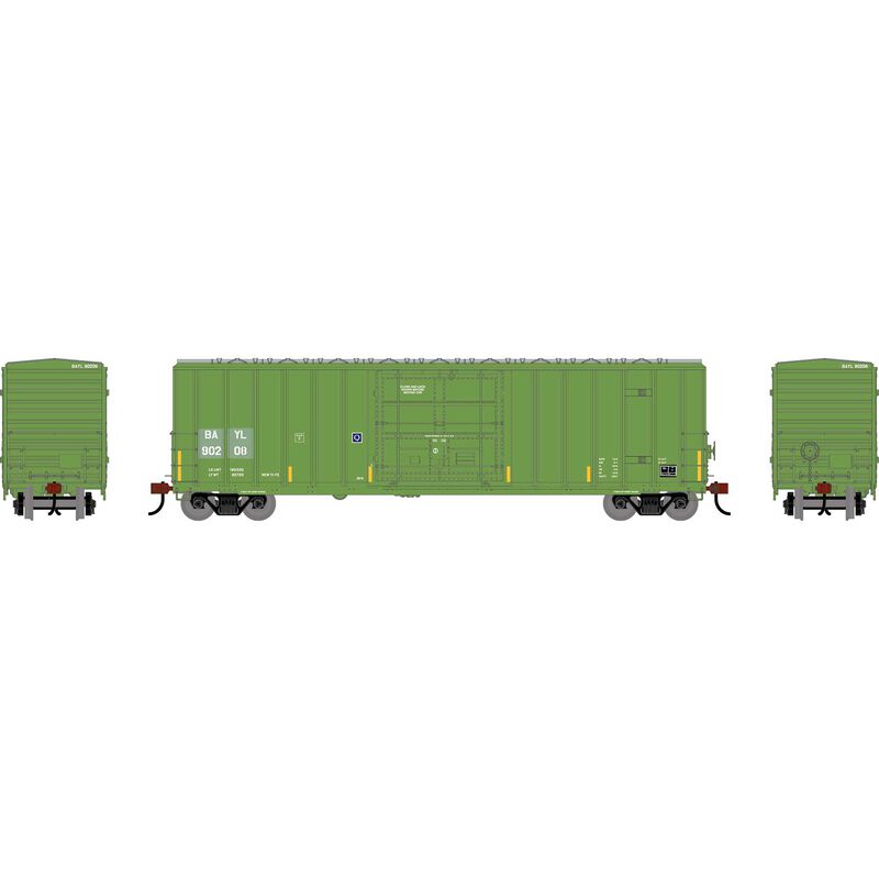 50' FMC 5327 Plug Door Boxcar, BAYL #90208 - ATH-2783 : HO