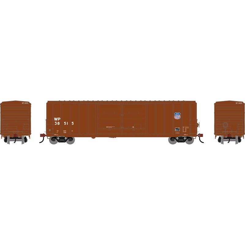 50' FMC 5077 Centered Double Door Box Car, WP #38515 - ATH-2911 : HO