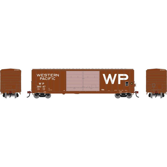 50' FMC 5077 Centered Double Door Box Car, WP #38047 - ATH-2914 : HO