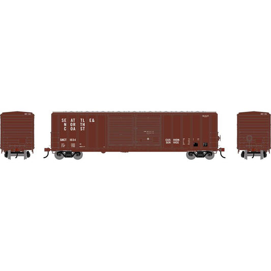 50' FMC 5077 Centered Double Door Box Car, SNCT #1034 - ATH-2922 : HO