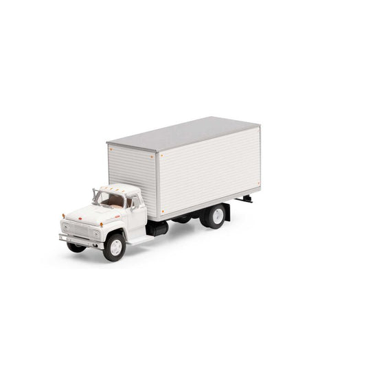 Ford F850 Box Van, White - 10058 : HO
