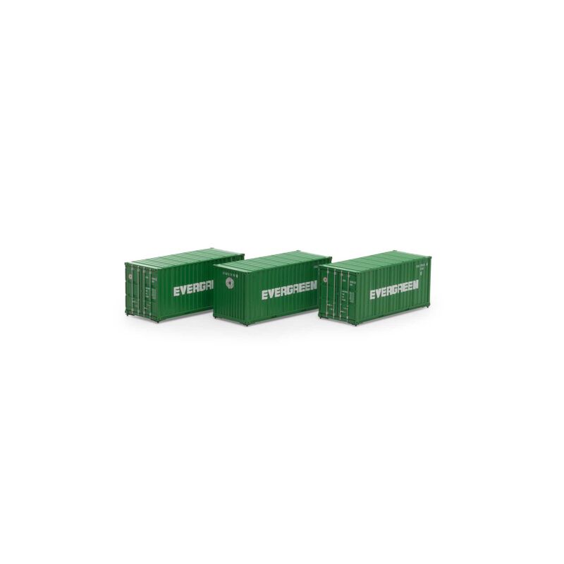 20 FT Corrugated Container Evergreen EISU 375951, 201151, 359361 3-Pac ...