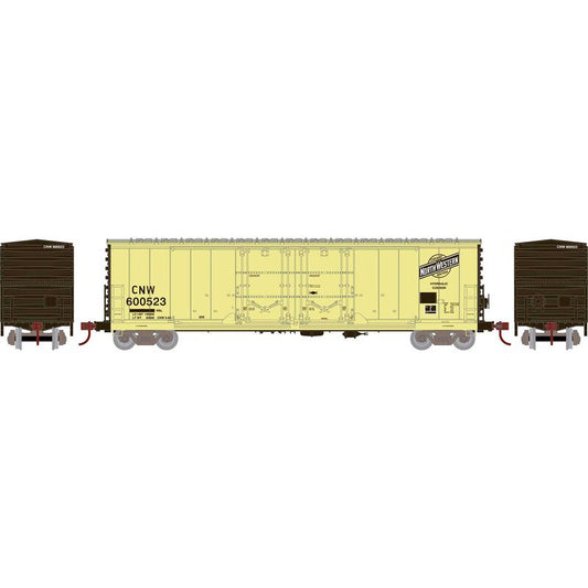 50 FT Evans DD Plug Boxcar Chicago & NorthWestern CNW 600523 - 67945 : HO