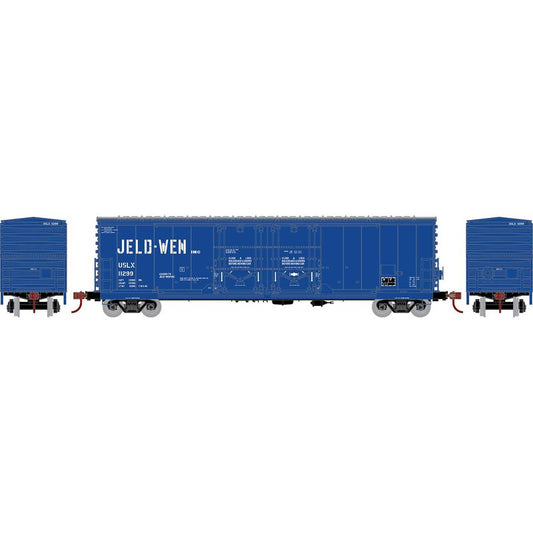 50' Evans DD Plug Boxcar Jeld-Wen USLX 11299 - 67956 : HO