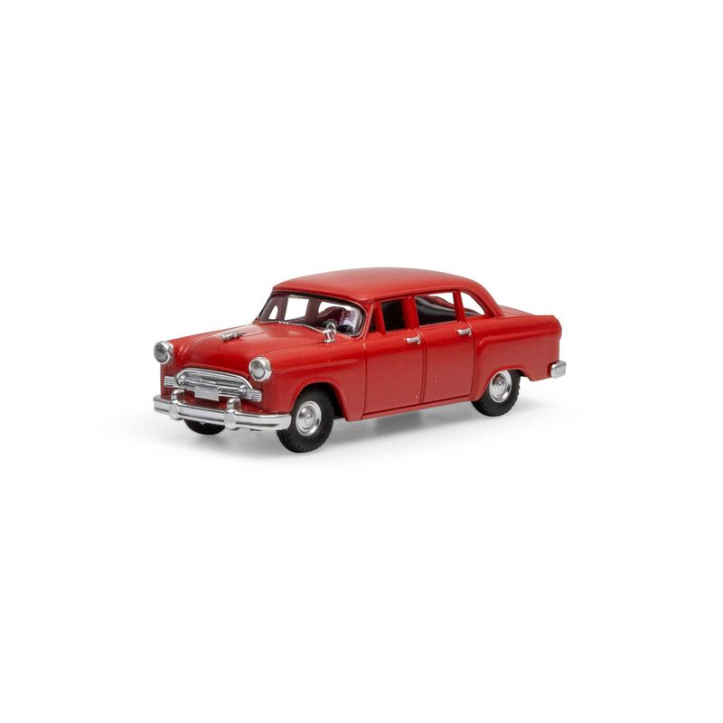 1950's Car, Red Sedan - 74116 : HO