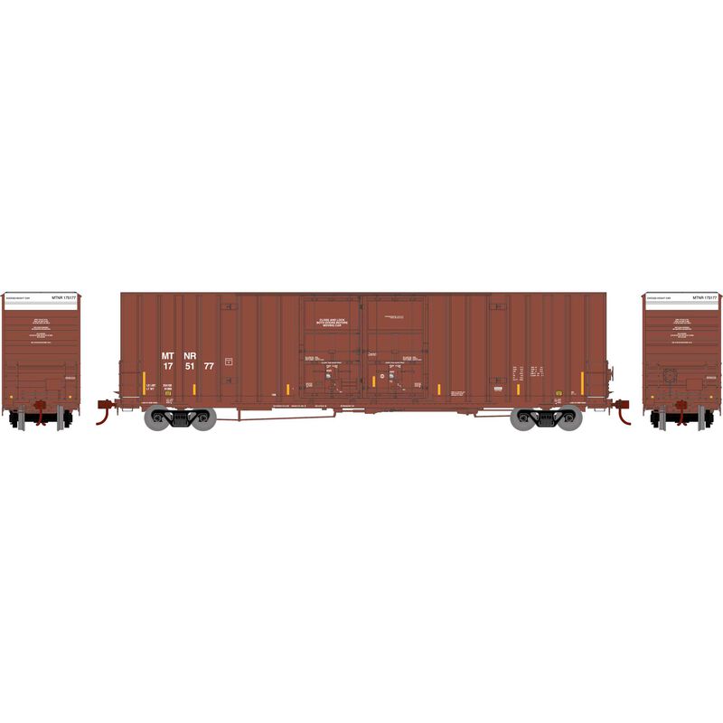 60 FT Gunderson Double Door Hi-Cube Boxcar Mississippi & Tennessee #175177 -75325 : HO