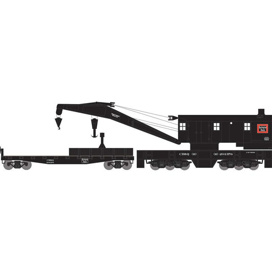 200T Crane / Tender, CB&Q #204376/204376 - 75421 : HO