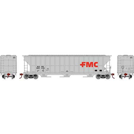 FMC 4700 3-Bay Covered Hopper FMC NAHX 900035 - 81580 : HO