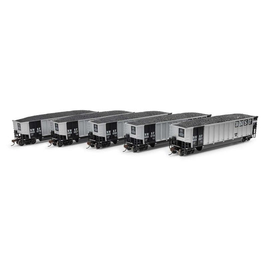 Bethgon Coalporter with Load, BNSF #3 (5-Pack) - ATH81597 : HO