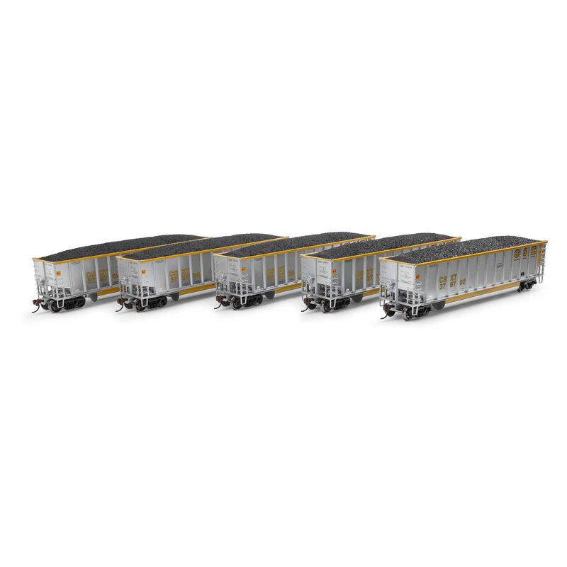 Bethgon Coalporter with Load, CSX #2 (5-Pack) - ATH81602 : HO