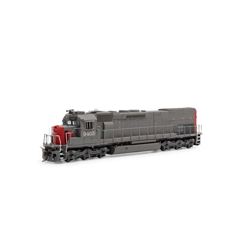 SD45T-2 Locomotive with DC/DCC Ready, Primed for Grime, Cotton Belt #9403 - 86880 : HO