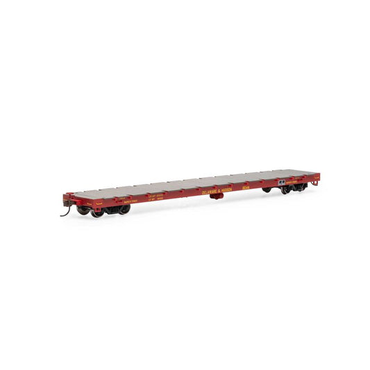 60' Flat Car, Deleware & Hudson D&H #16144 - 92685 : HO