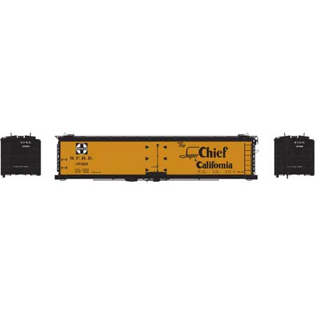 50' Ice Bunker Reefer Santa Fe SFRD 37329 - 97350 : HO