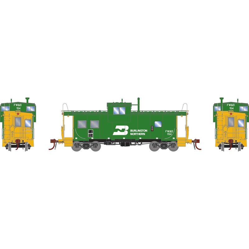 ICC Caboose with Lights, FWD #154 - G-1093 : HO
