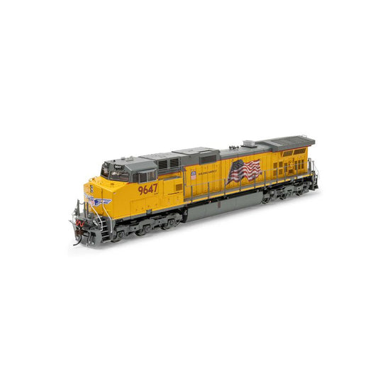GE Dash 9-44CW Locomotive, UP #9647, DC/DCC Ready - ATHG-1195 : HO
