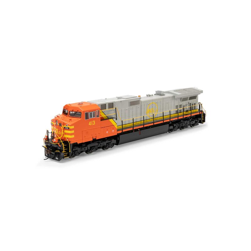 GE Dash 9-44CW Locomotive, QNSL #404, DC/DCC Ready - ATHG-1208 : HO