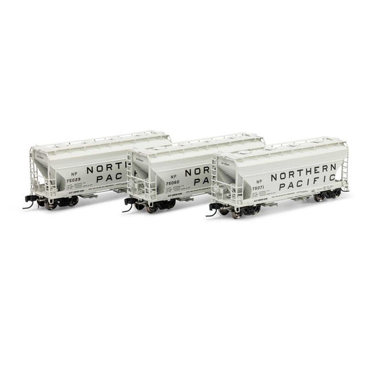 ACF 2970 Covered Hopper, NP #75029/75060/75071 3-Pack - ATHG1295 : N