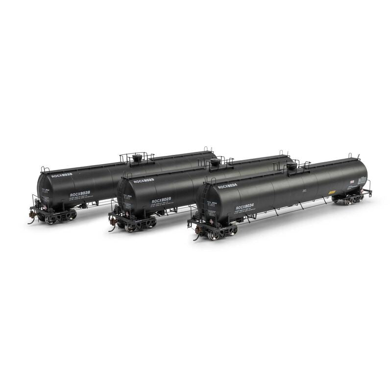 UTC 33K LPG Tank Car- Early, ROCX Primed For Grime #8029/8034/8038 3-Pack - ATHG-1519 : HO
