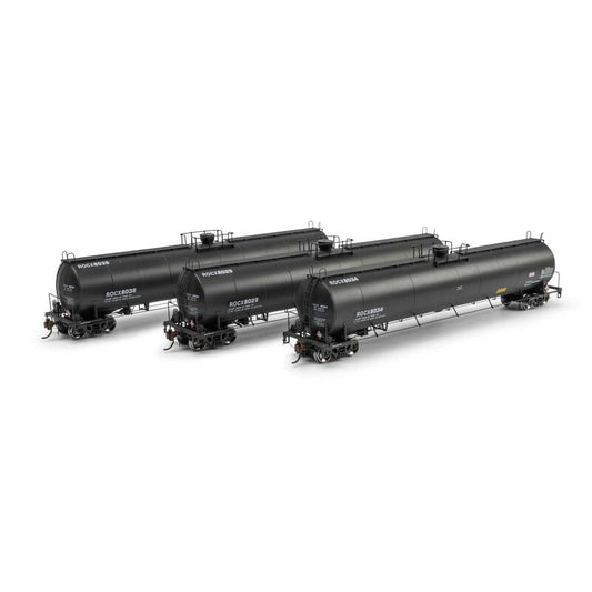 UTC 33K LPG Tank Car- Early, ROCX Primed For Grime #8029/8034/8038 3-Pack - ATHG-1519 : HO