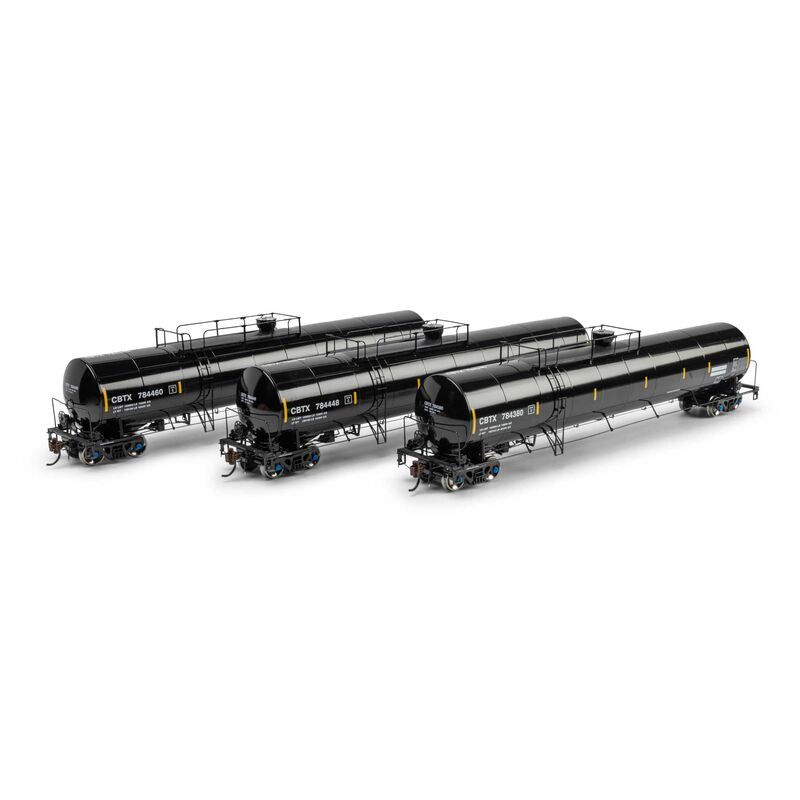 UTC 33K LPG Tank Car- Late, CBTX #784380/784448/784460 3-Pack - ATHG-1522 : HO