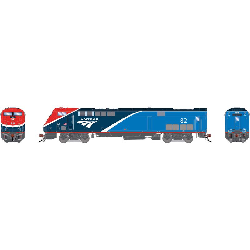 GE P42DC Locomotive with DCC & Sound, AMTK Phase VII #82 - ATHG-1700 : HO