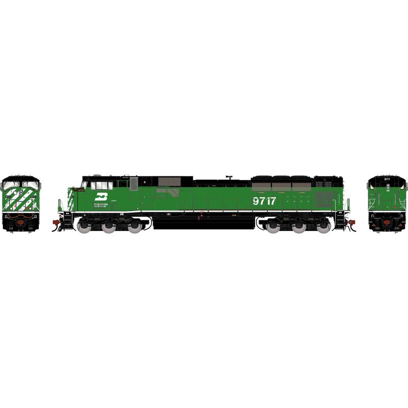 EMD SD90MAC Locomotive, Legendary Liveries BN #9717 DC/DCC Ready - ATHG-1926 : HO