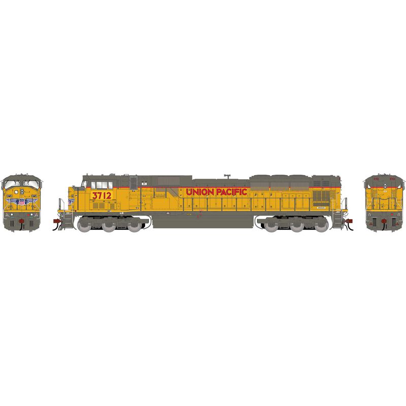 EMD SD90MAC Locomotive w/DCC & SOUND, UP #3712 - ATHG-1932 : HO