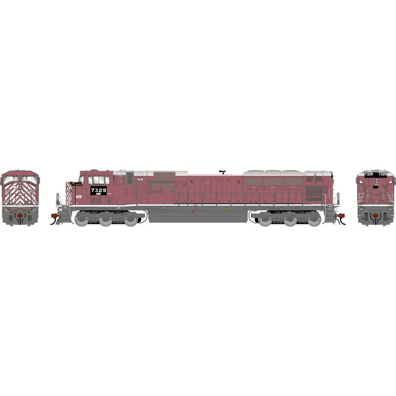 EMD SD90MAC Locomotive w/DCC & SOUND, Primed For Grime NS 'Ex-CEFX' #7329 - ATHG-1935 : HO