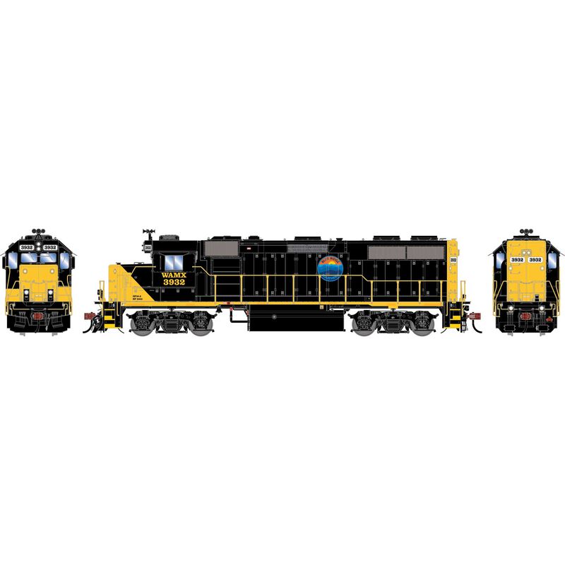 EMD GP39-2 PH I Locomotive, DC/DCC Ready , Blue Ridge Southern WAMX #3945 - ATHG-1973 : HO
