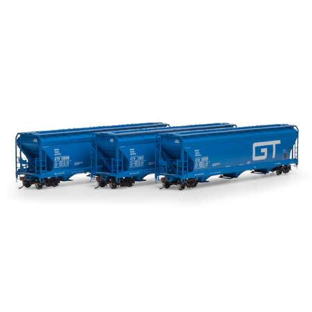 ACF 4600 3-Bay Centerflow Hopper, Grand Trunk Western (3-Pack)-G15847 : HO