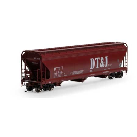 ACF 4600 3-Bay Centerflow Hopper, Detroit Toledo & Ironton-G15854 : HO