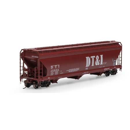 ACF 4600 3-Bay Centerflow Hopper, Detroit Toledo & Ironton - G15855 : HO