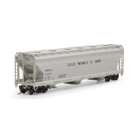 ACF 4600 3-Bay Centerflow Covered Hopper, Gulf Mobile & Ohio-G15857 : HO